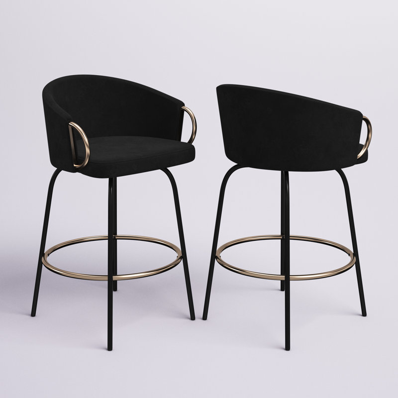 Etta Avenue™ Zora Swivel 26.25'' Counter Stool & Reviews - Wayfair Canada